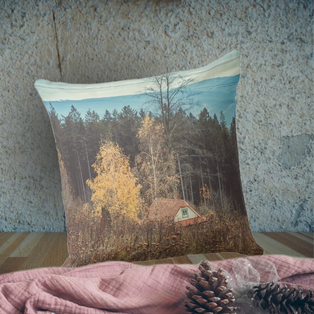 Lonely Cottage Cushion (Creator Uploaded)