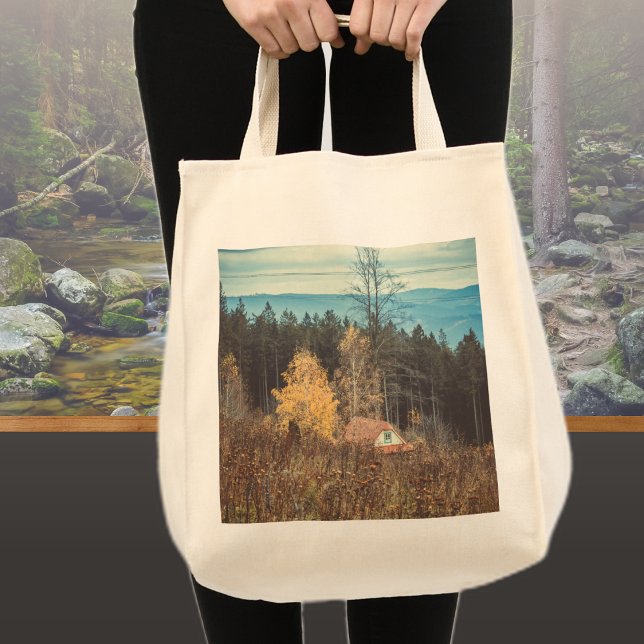 Lonely Cottage Tote Bag (Creator Uploaded)