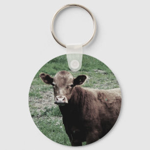 Lonely Cow Key Ring