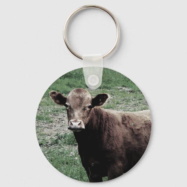 Lonely Cow Key Ring (Front)