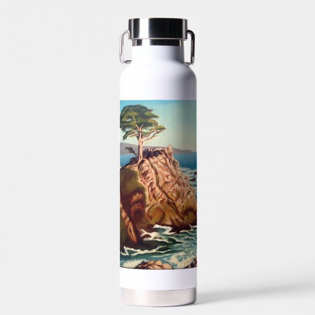 Lonely Cypress Water Bottle (Front)