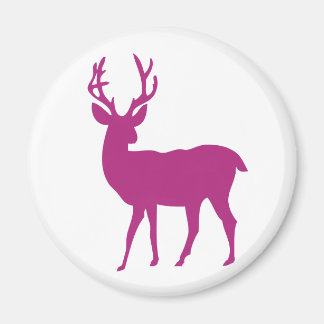 lonely deer silhuette magnet