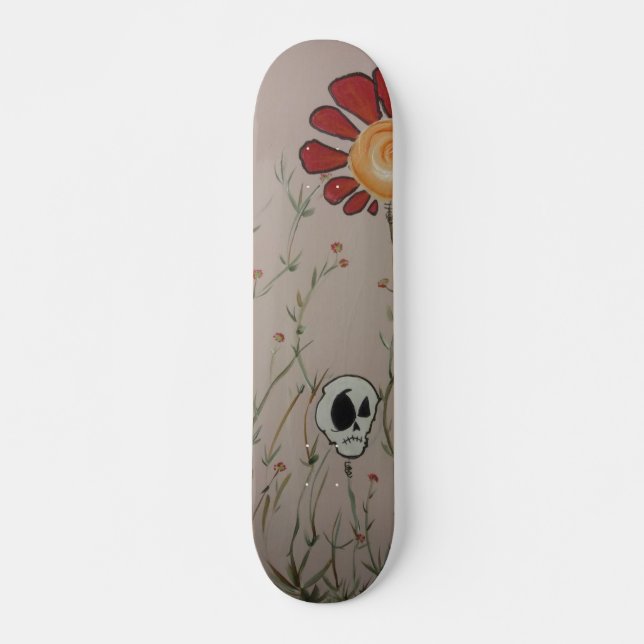 Lonely Garden Skateboard Original Art 70s Retro (Front)