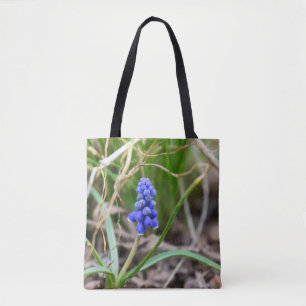 Lonely Grape Hyacinth Tote Bag