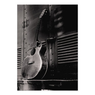 Lonely Guitar Photo Print