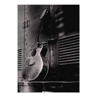 Lonely Guitar Photo Print