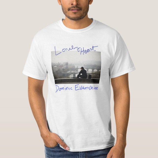 Lonely Heart Mens Value Tee (Front)