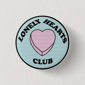 Lonely hearts club pin