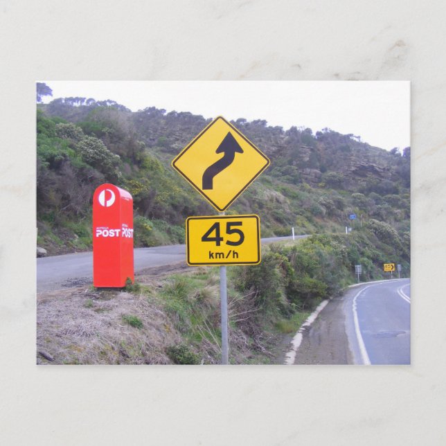 Lonely mailbox. postcard (Front)