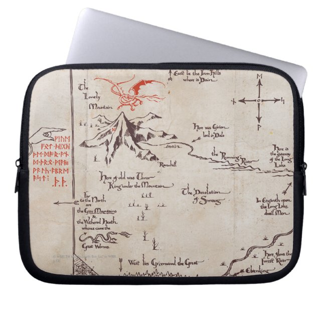 Lonely Mountain Laptop Sleeve (Front)