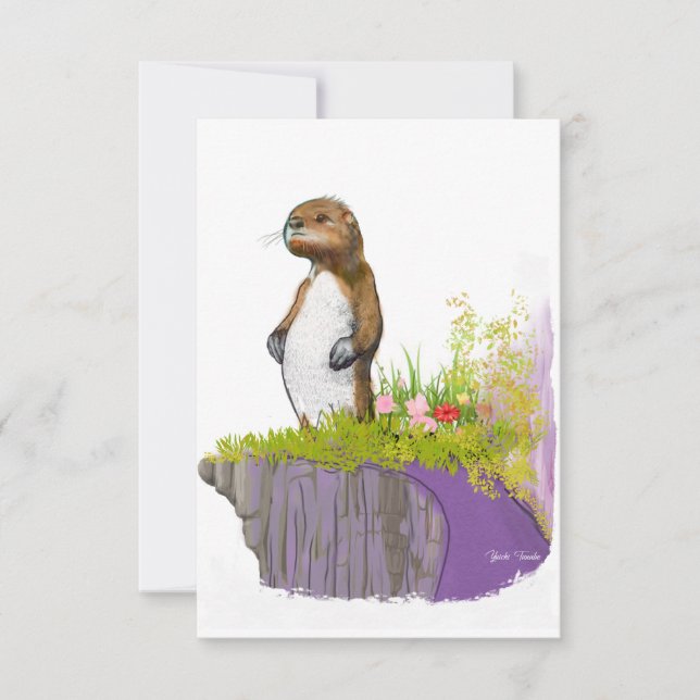 Lonely Otter Card (Front)