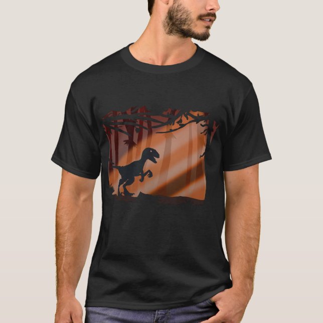 Lonely Raptor T-Shirt (Front)