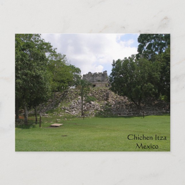 Lonely Ruin in Chichen Itza Postcard (Front)