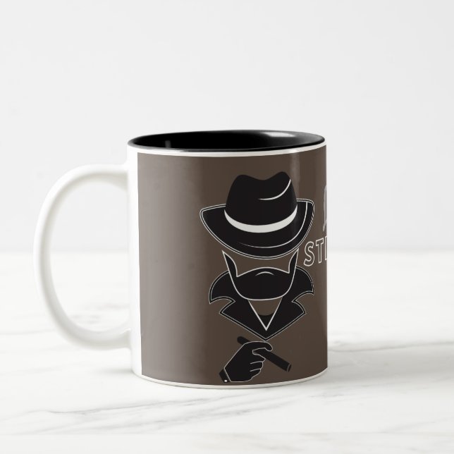 Lonely Stranger Two-Tone Coffee Mug (Left)