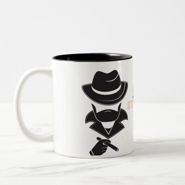 Lonely Stranger Two-Tone Coffee Mug (Left)