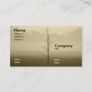 Lonely Tree Business Card