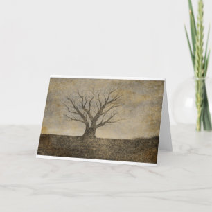 Lonely Tree Greeting Card