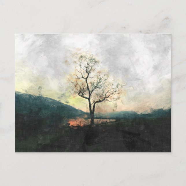 Lonely Tree Postcard (Front)