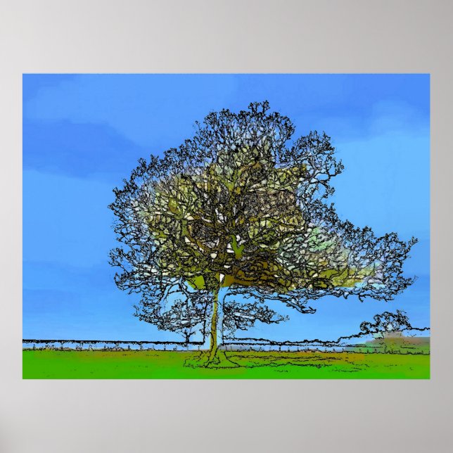 LONELY TREE POSTER (Front)