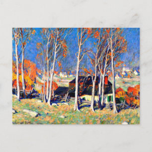 Lonely Village on the Saint Lawrence, 1922 Postcard