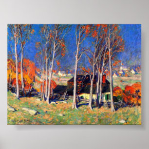 Lonely Village on the Saint Lawrence_ Gagnon Poster