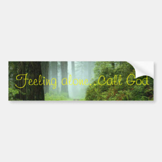 lonelycallgod bumper sticker