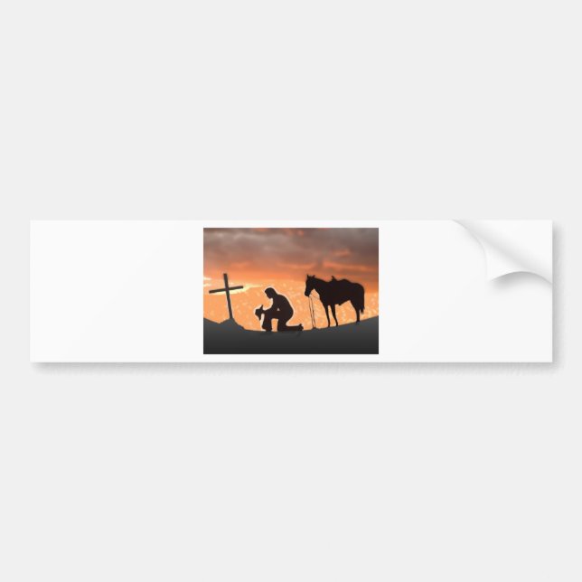 Lonesome Cowboy Bumper Sticker (Front)