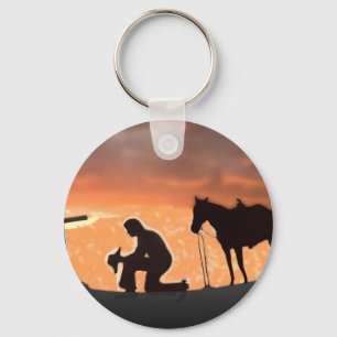 Lonesome Cowboy Key Ring