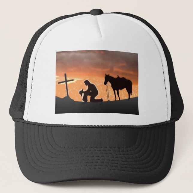 Lonesome Cowboy Trucker Hat (Front)