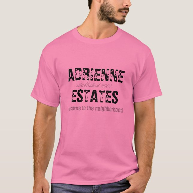 Long3 A Estates T-Shirt (Front)