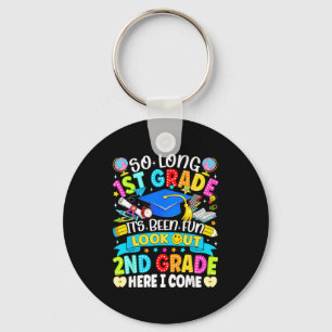 Long 1st grade been fun look out 2nd grade kids key ring