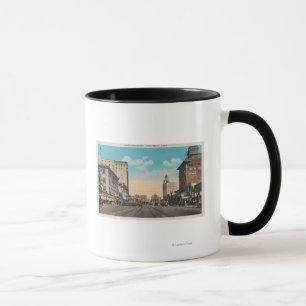 Long Beach, CA - Ocean Boulevard View Mug