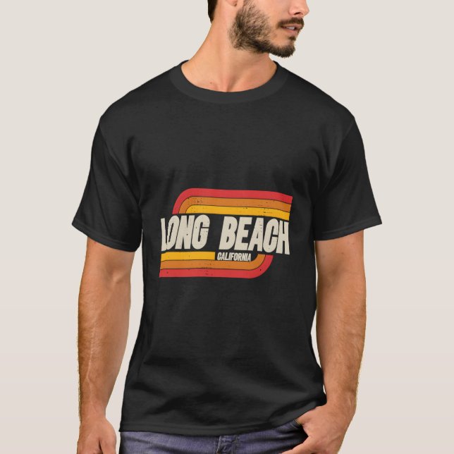 Long Beach California Ca City T-Shirt (Front)