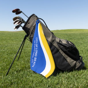 Long Beach (California) city flag Golf Towel