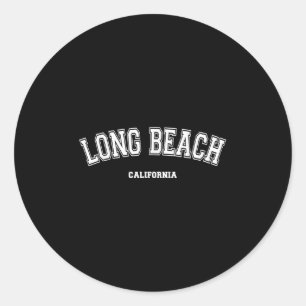 Long Beach California  Classic Round Sticker
