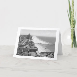 Long Beach, California Coastline and Beach Card