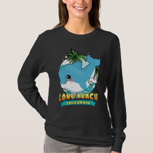 LONG BEACH CALIFORNIA Cute Baby Dolphin Souvenir T-Shirt