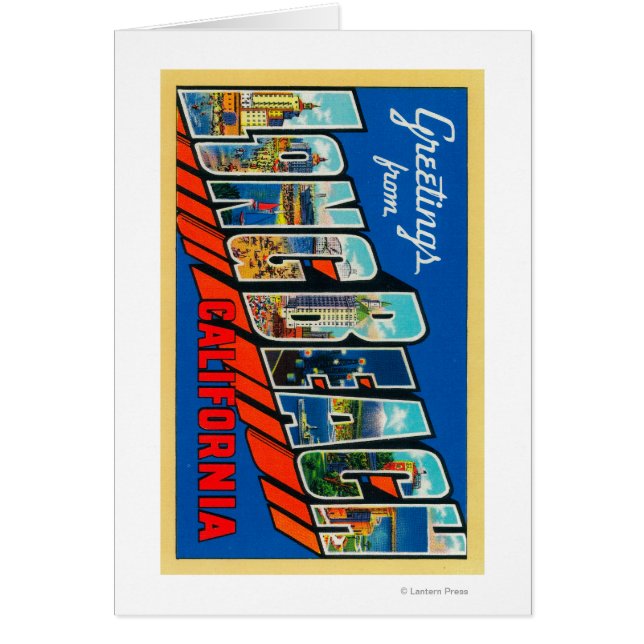 Long Beach, California - Large Letter Scenes (Front)