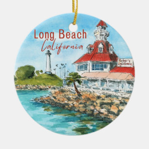Long Beach California Ornament