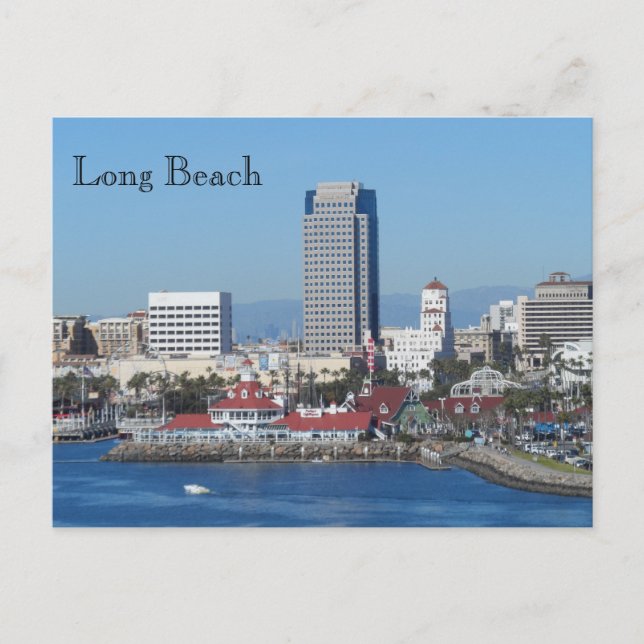Long Beach, California Postcard (Front)