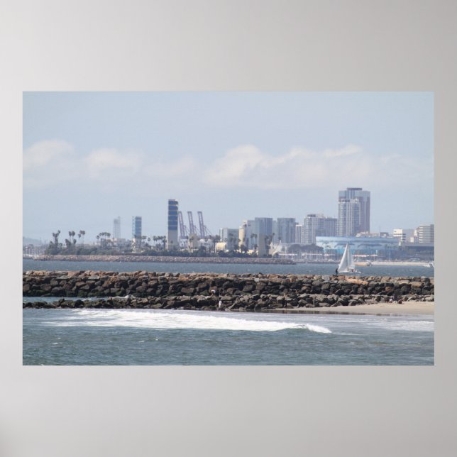 Long Beach California Poster (Front)