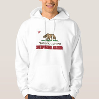 Long Beach California Republic Flag Hoodie