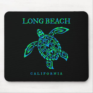 Long Beach California Sea Turtle Boys Girls Toddle Mouse Mat