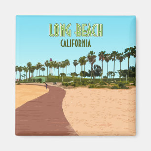 Long Beach California Shoreline Aquatic Park Magnet