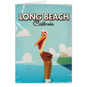 Long Beach California Vintage Pelican travel
