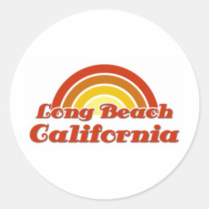 Long Beach Classic Round Sticker
