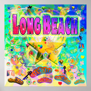 Long Beach Epoch Hour Poster