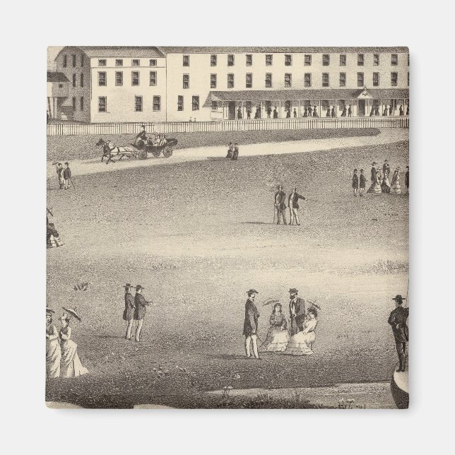 Long Beach House, Long Beach, NJ Magnet (Front)