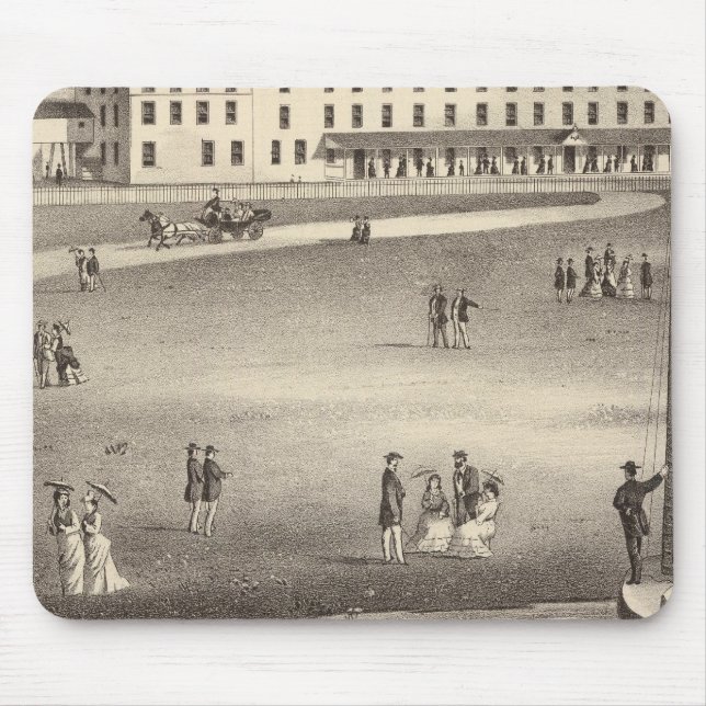 Long Beach House, Long Beach, NJ Mouse Mat (Front)