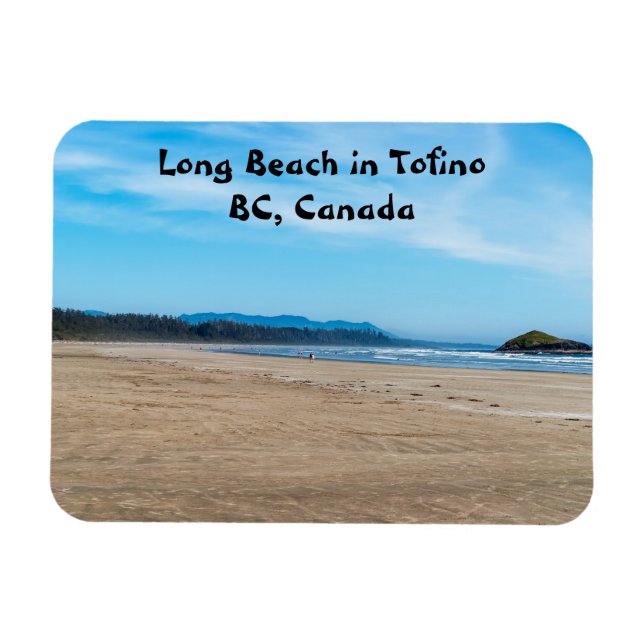Long Beach in Tofino - BC, Canada Magnet (Horizontal)